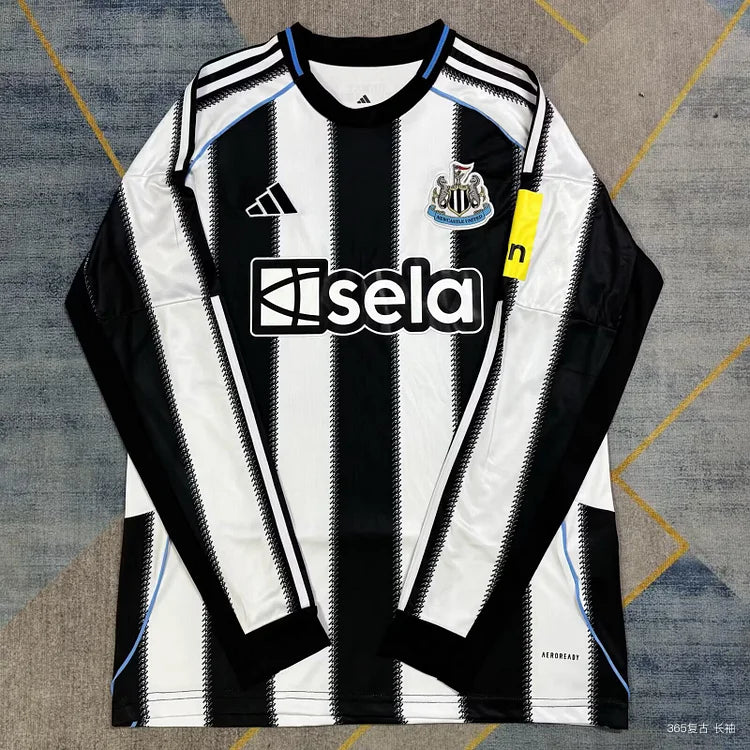 2025/2026 Newcastle United Home Long Sleeve Fan Edition