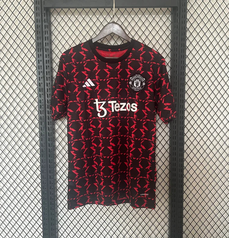 2024/25 Manchester United Red Pre-Match Training Wear