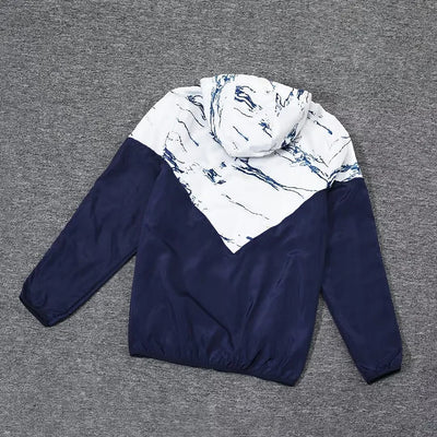 2023/24 Italian black and white hooded windbreaker 1:1 Thai quality