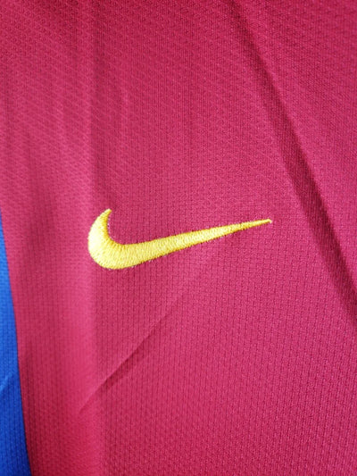 2007/08 Barcelona Home Long Sleeve Retro Jersey