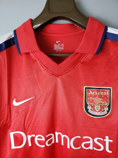 2001/02 Arsenal Home Long Sleeve Retro Jersey