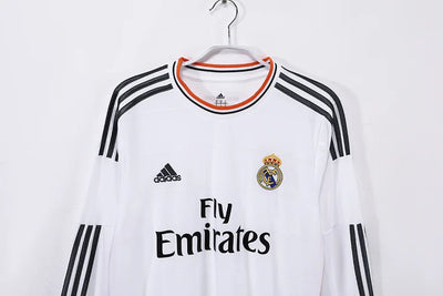 2013/14 Real Madrid Home Retro Long Sleeve Jersey