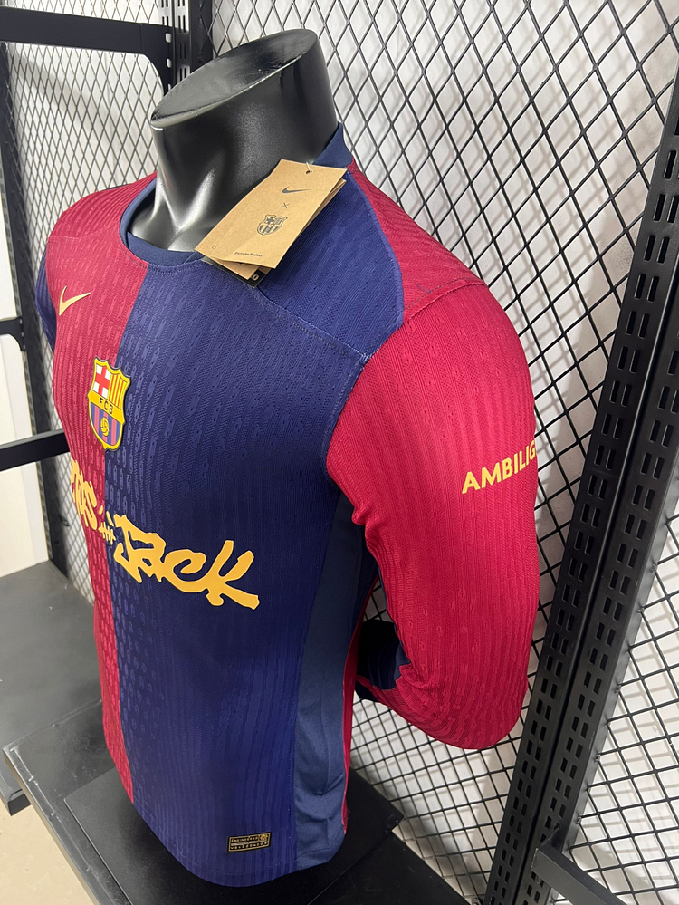 2024/2025 Barcelona Home Players Long Sleeve Joint Model