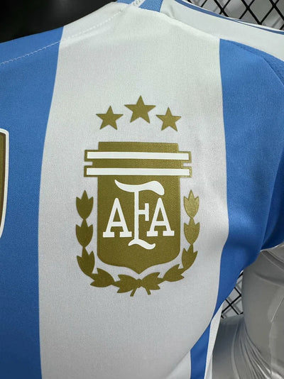 2024/25 Argentina Home Long Sleeve Shirt - Player Version