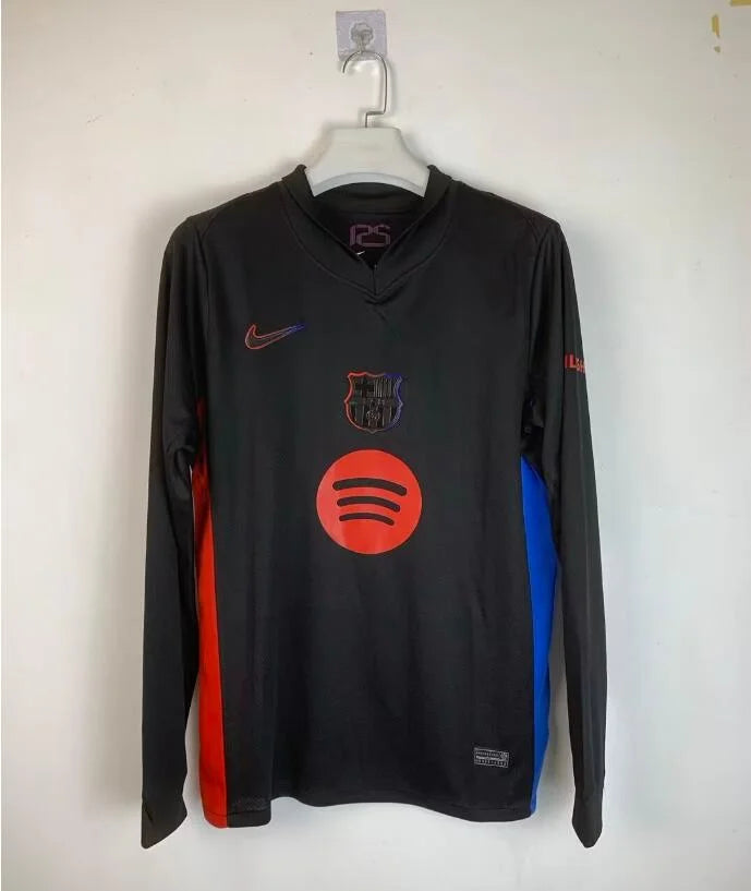 24/25 Barcelona away long sleeve fan version