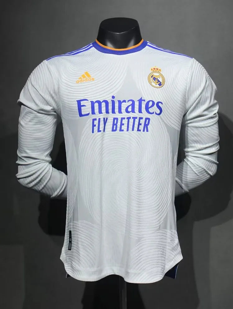 2021/22 Real Madrid Home Long Sleeve - Player Edition