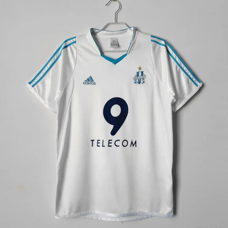 2002/03 Marseille home white retro jersey