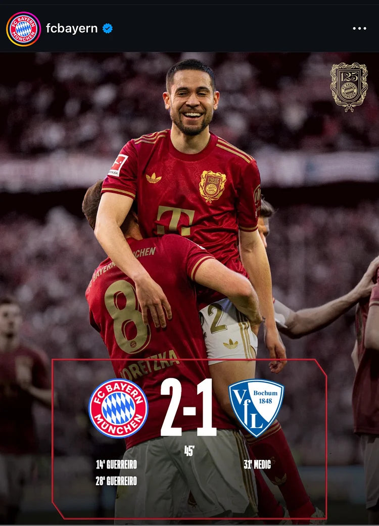2025/2026 Bayern 125Th Anniversary Player Edition