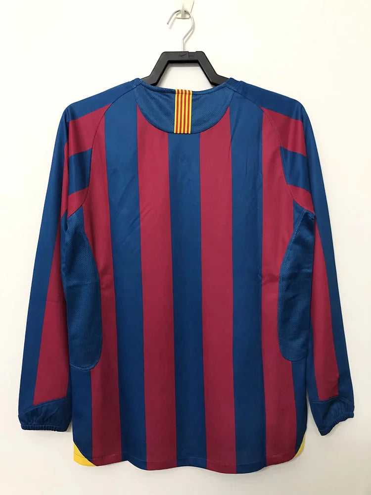 2005/06 Barcelona Home Long Sleeve - League Edition
