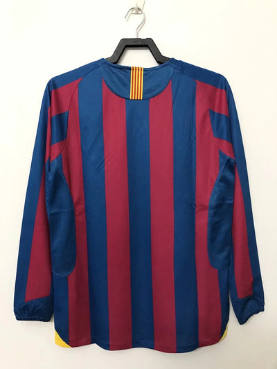 2005/06 Barcelona Home Long Sleeve - League Edition