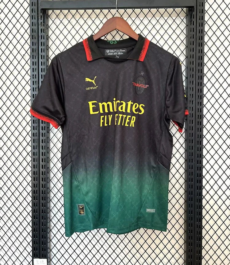 2024/25 AC Milan Third Shirt - Black Green