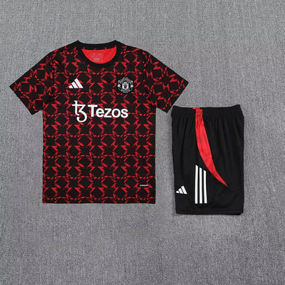 2025/2026 Manchester United Short-Sleeved Training Suit -