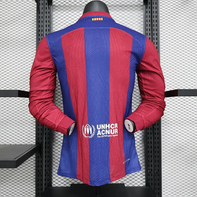 2023/24 Barcelona Home Long Sleeve - Player Version