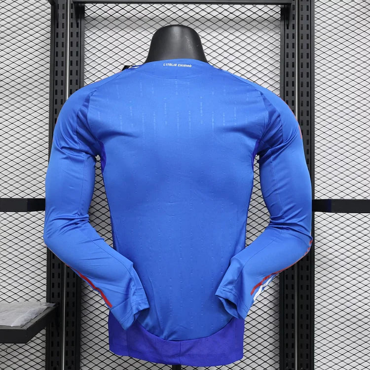 2024 Italy Home Long Sleeve - Player Edition