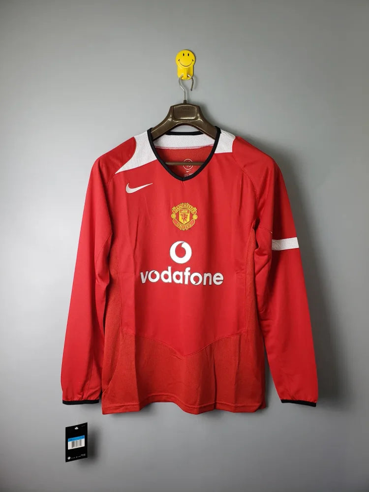 2005/06 Manchester United Red Retro Long Sleeve Shirt