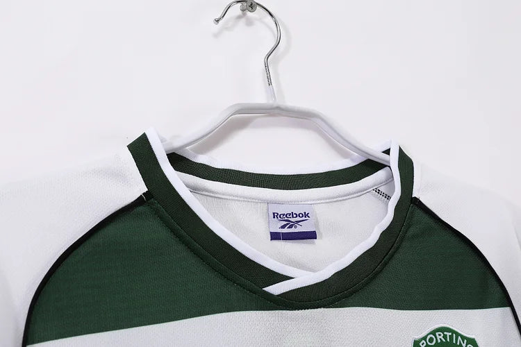 2002/03 Sporting Lisbon Home Retro Long Sleeve Shirt