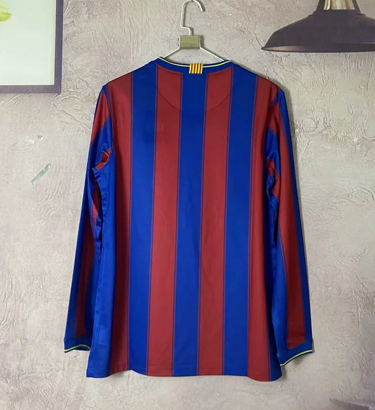 2009/10 Barcelona Home Long Sleeve Shirt -