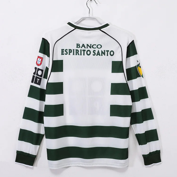 2002/03 Sporting Lisbon Home Retro Long Sleeve Shirt