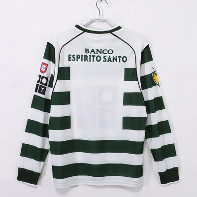 2002/03 Sporting Lisbon Home Retro Long Sleeve Shirt
