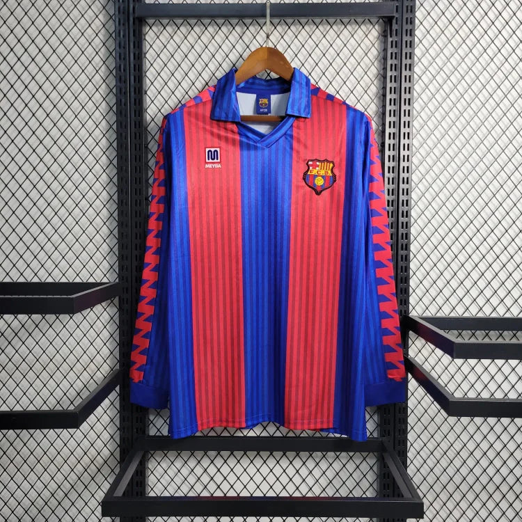 1989/92 Barcelona Home Long Sleeve Shirt