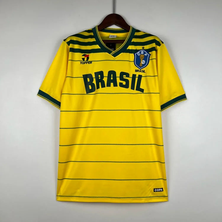 1984 Brazil home retro jersey