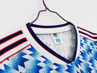 1990/92 Manchester United Blue Away Retro Shirt