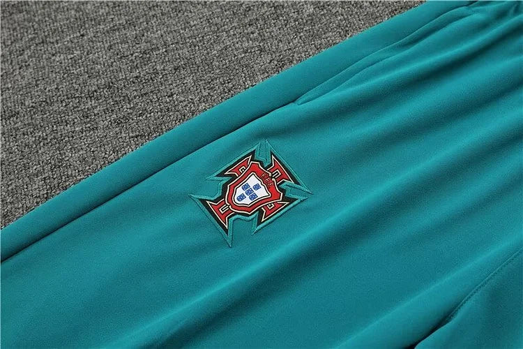 2024/25 Portugal Green Half Zip Training Jersey