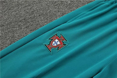 2024/25 Portugal Green Half Zip Training Jersey