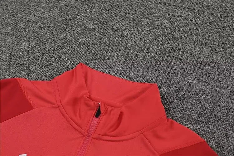 2023/24 Bayern half-pull training uniform red set