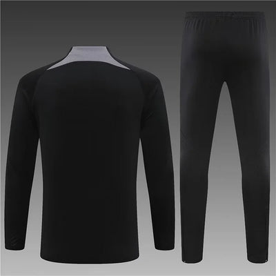2023/24 Paris Half Pull Training Wear Black Suit