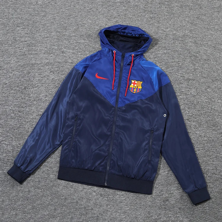 2024/25 Barcelona blue windbreaker jacket.