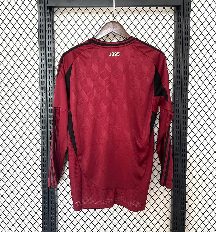 2024/25 Belgium home long sleeve jersey.
