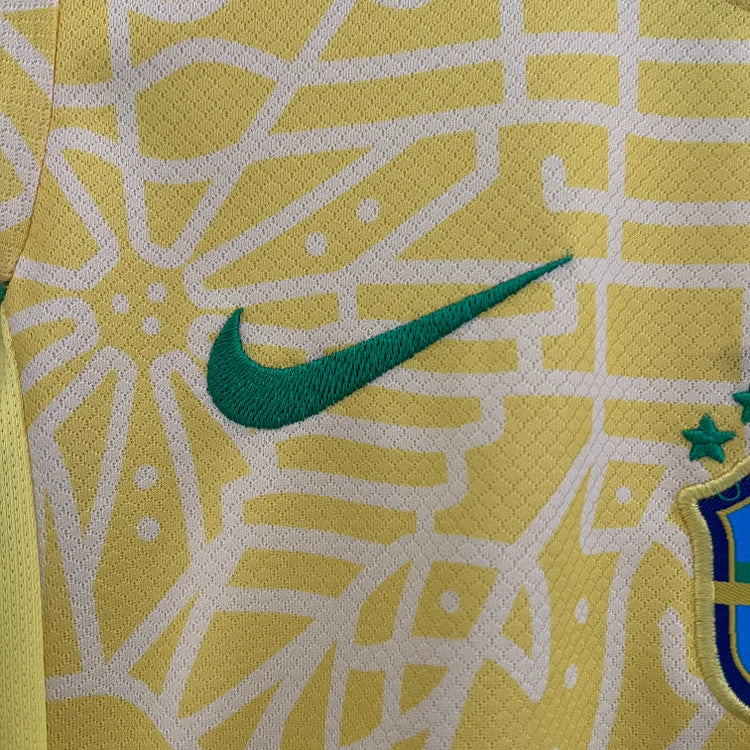 2024/25 Brazil Home Jersey For Kids