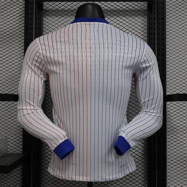 2024/25 France Away Shirt - Long Sleeve - Player Version