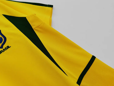 2002 Brazil Retro Home Jersey