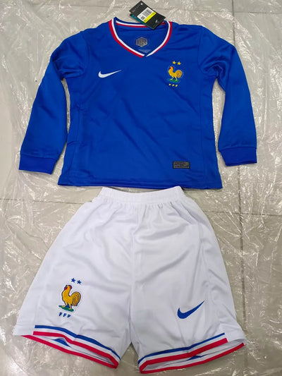 2024/25 France Home Long Sleeve Children'S Jersey