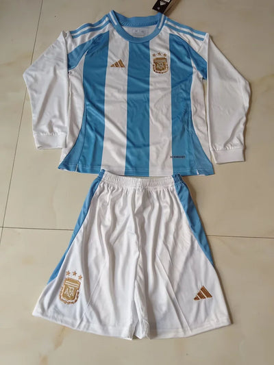 2024/25 Argentina Home Long Sleeves-Children'S Suit