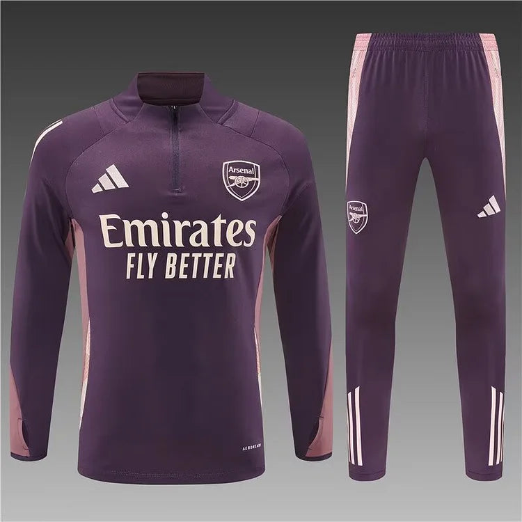 2024/25 Arsenal Purple Long Sleeve Training Kit-
