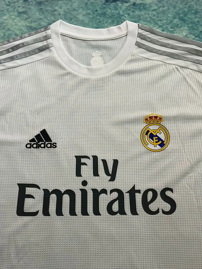 2015/16 Real Madrid Home Retro Long Sleeve Jersey