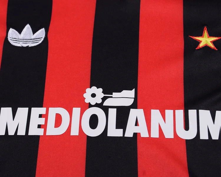 1990/91 Ac Milan Home Retro - Kids Kit