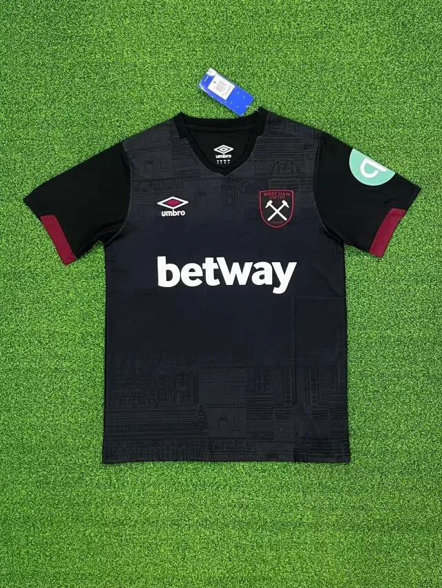 2024/25 West Ham United Away Black Jersey 1:1 Thailand Quality