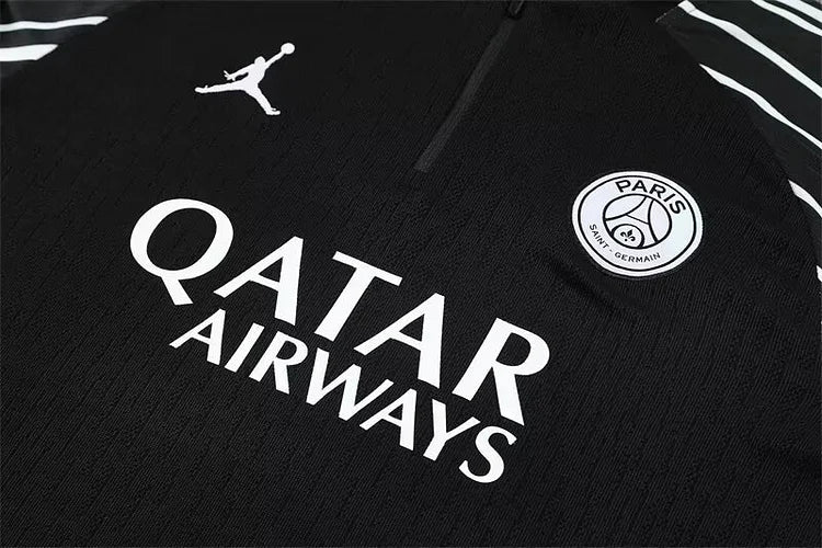 2025/2026 Paris Black Long-Sleeved Training Suit