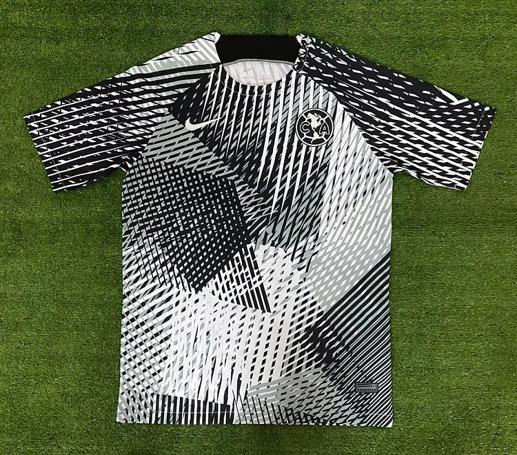 2023/2024 América Training Suit Black And White Football Shirt