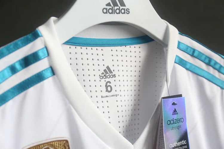 2017/18 Real Madrid Home Long Sleeve - Player Edition