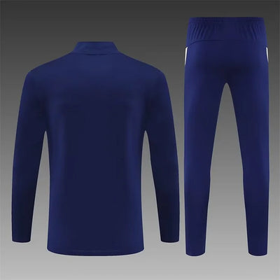 2025 Portugal long-sleeved royal blue training suit