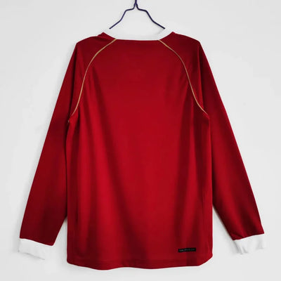 2006/07 Manchester United Home Long Sleeve Retro Jersey