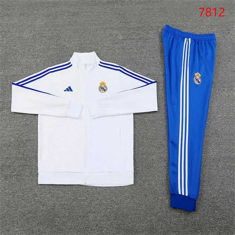 2024/25 Real Madrid Long Zip Tracksuit