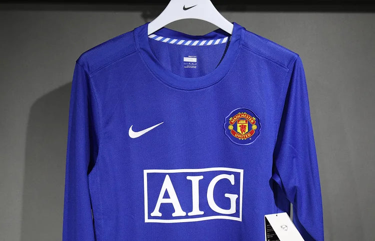 2008/09 Manchester United Second Away Long Sleeve - Player Edition