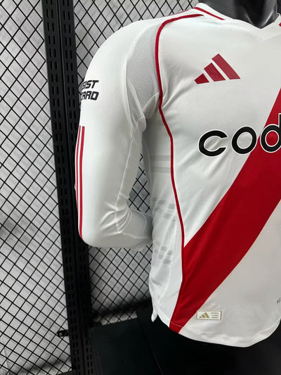 2024/25 River Plate Home Long Sleeve Shirt - Players