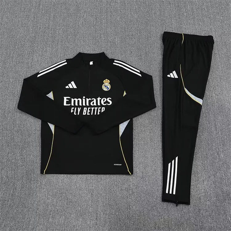 2025/2026 Real Madrid Half-Pulled Training Suit